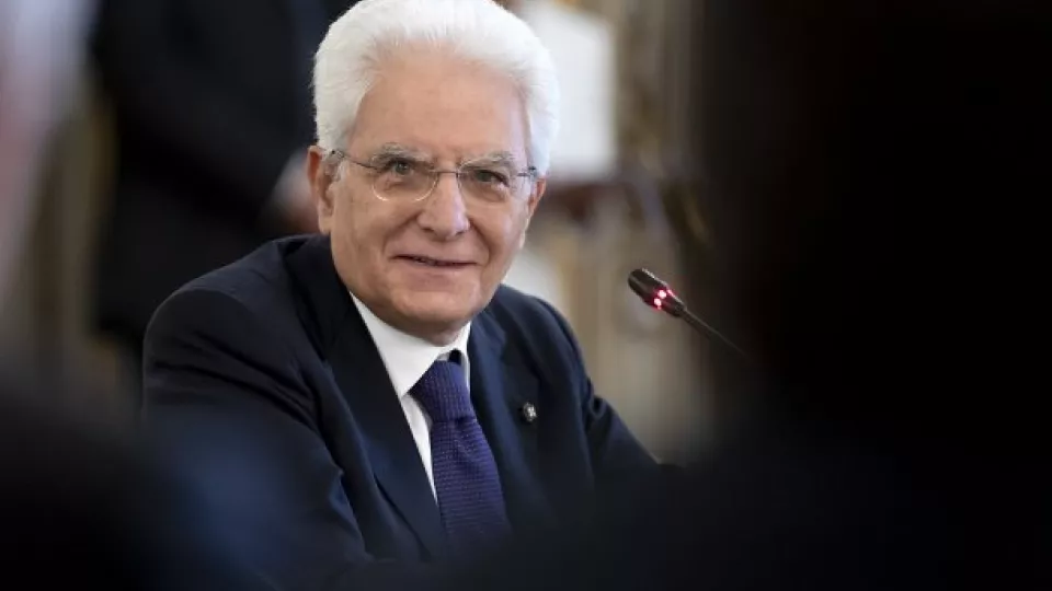 Italiens president Sergio Mattarella.